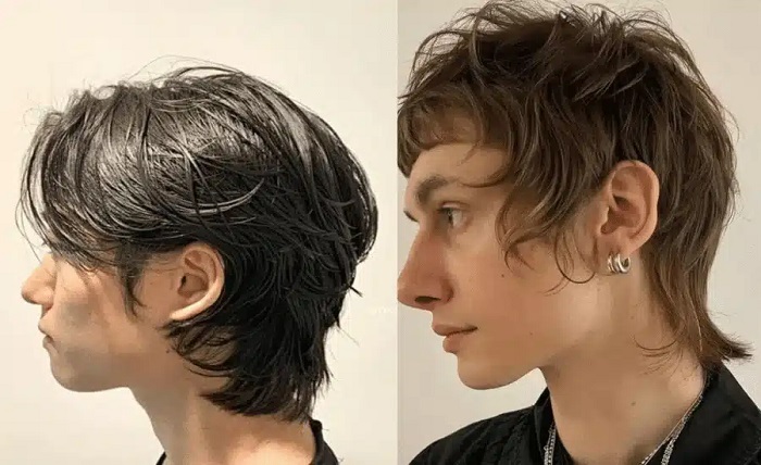 mens wolf cut