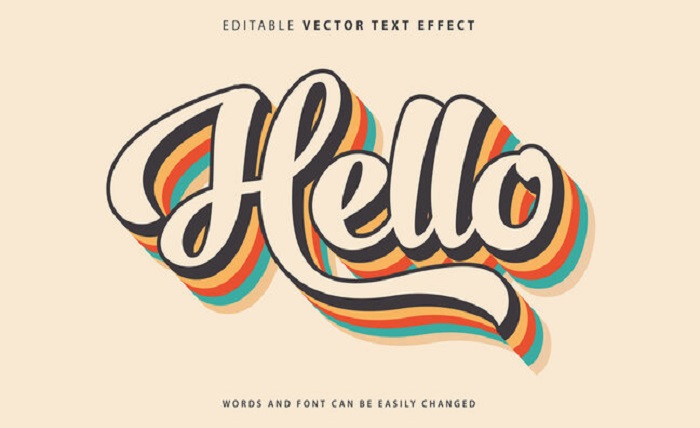 style font